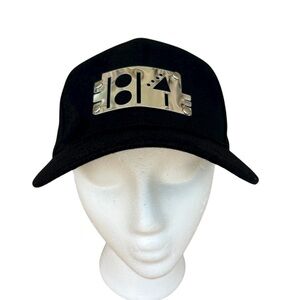 Janet Jackson Rhythm Nation 1814 Black baseball Hat With Metal Badge OS